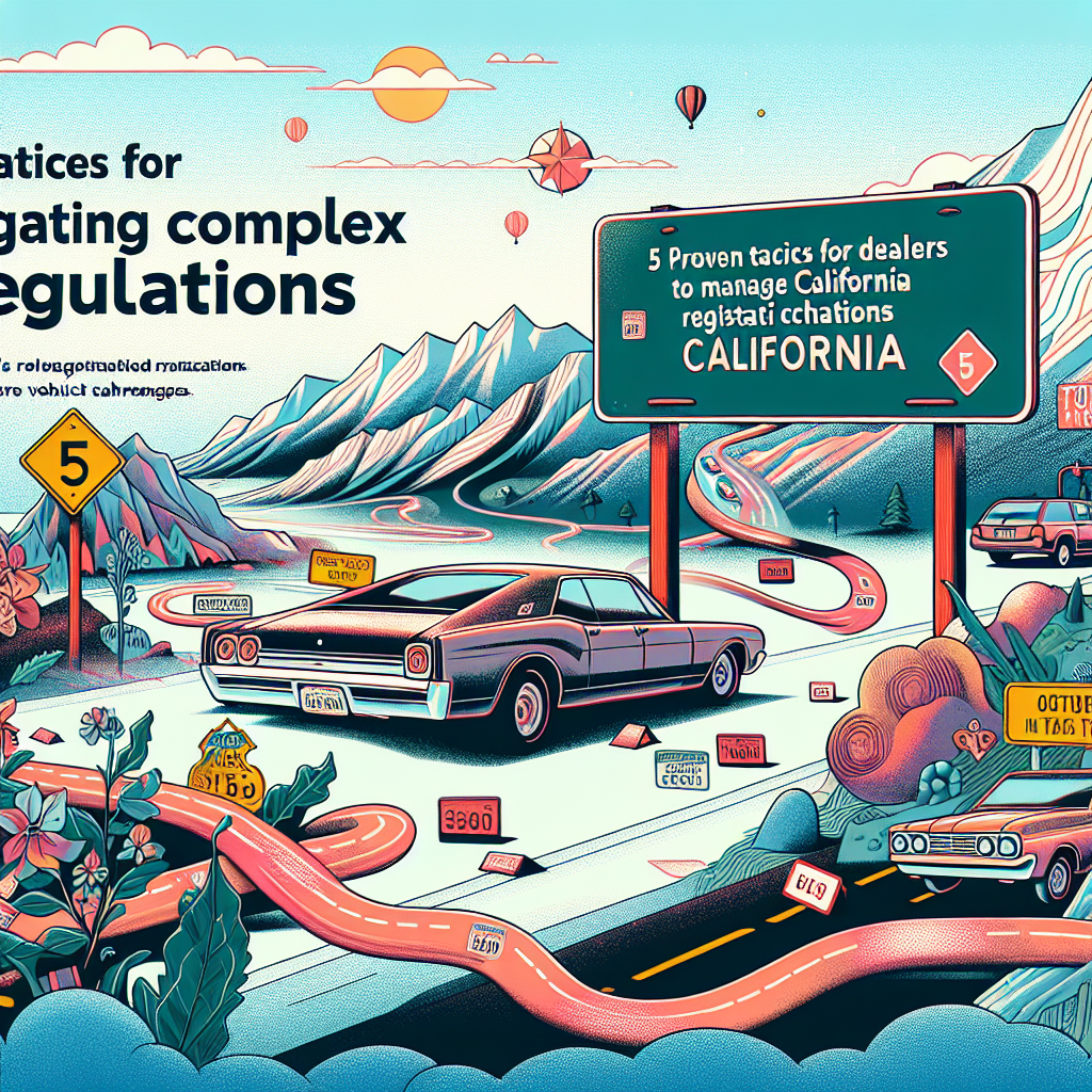 Image for 5 Proven Tactics for Out-of-State Dealers to Manage California Registration Challenges