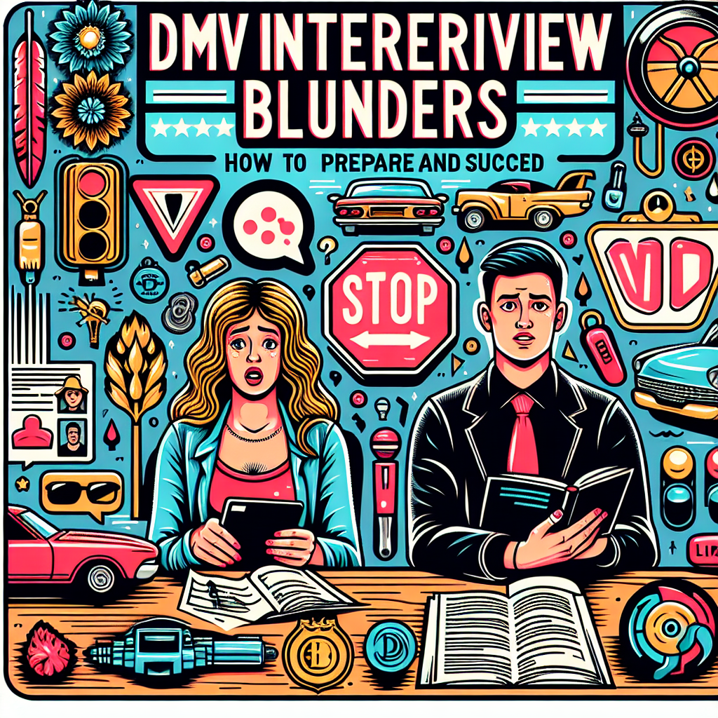 Image for DMV Interview Blunders: How to Prepare and Succeed