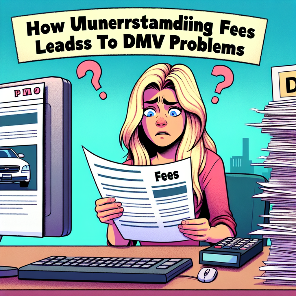 Image for How Misunderstanding Fees Leads to DMV Problems