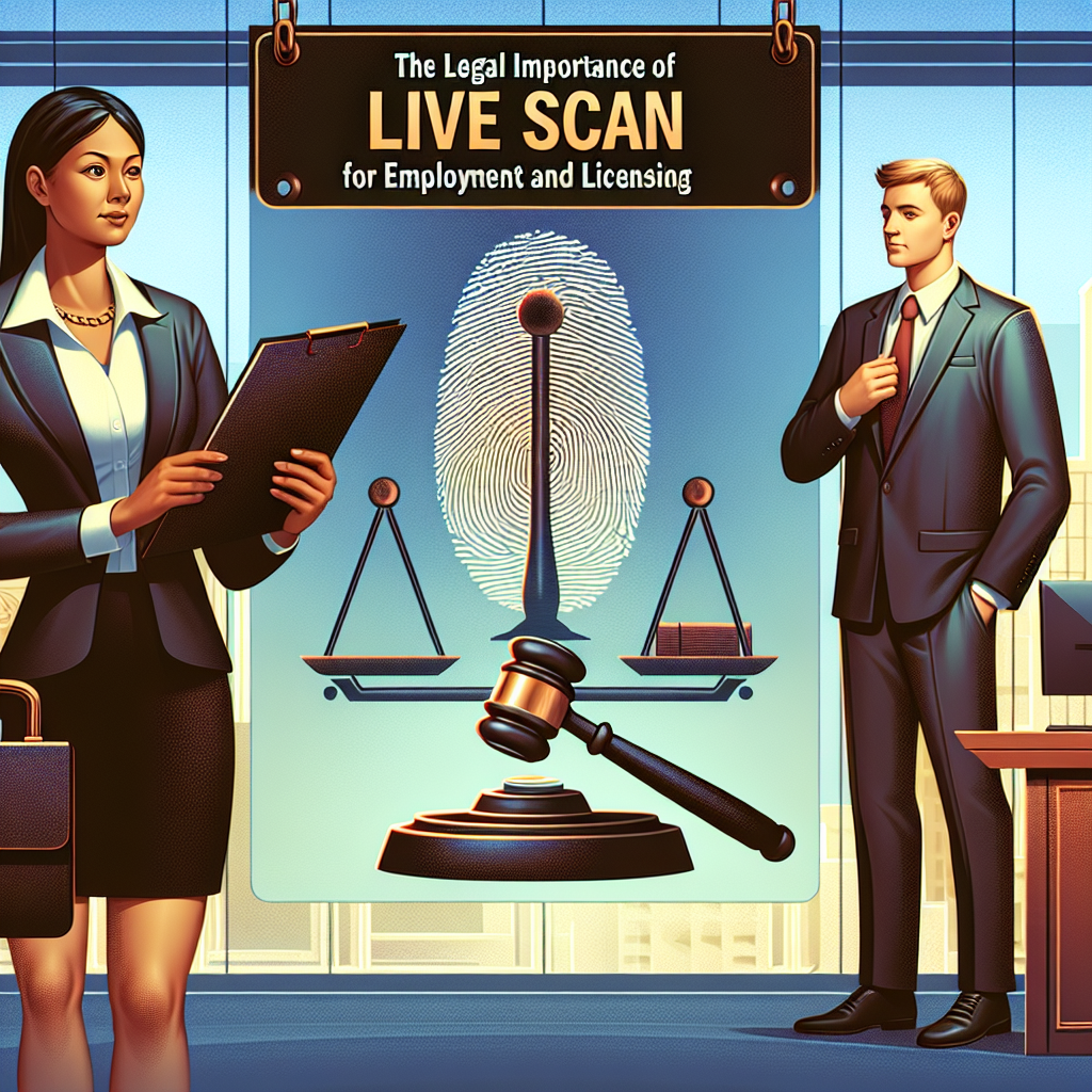 Featured image for The Legal Importance of Live Scan for Employment and Licensing