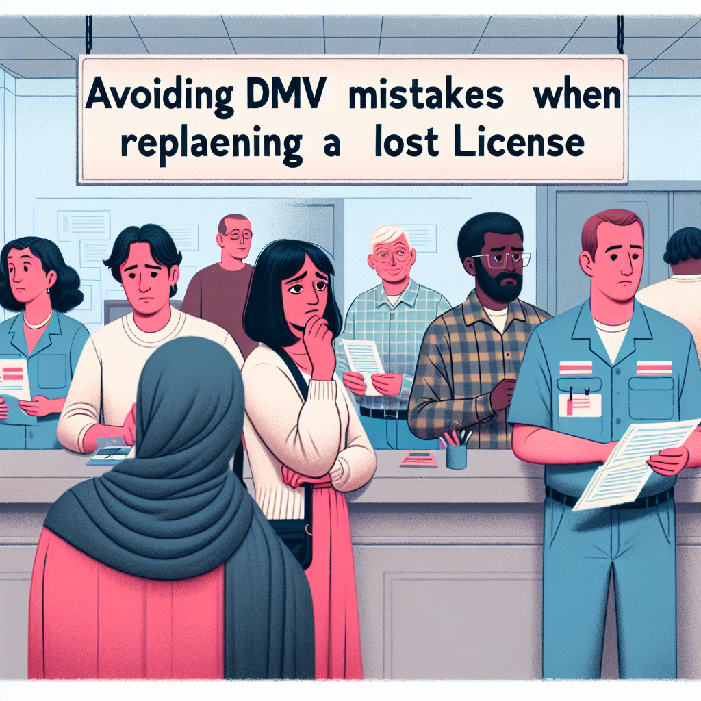 Image for Avoiding DMV Mistakes When Replacing a Lost License