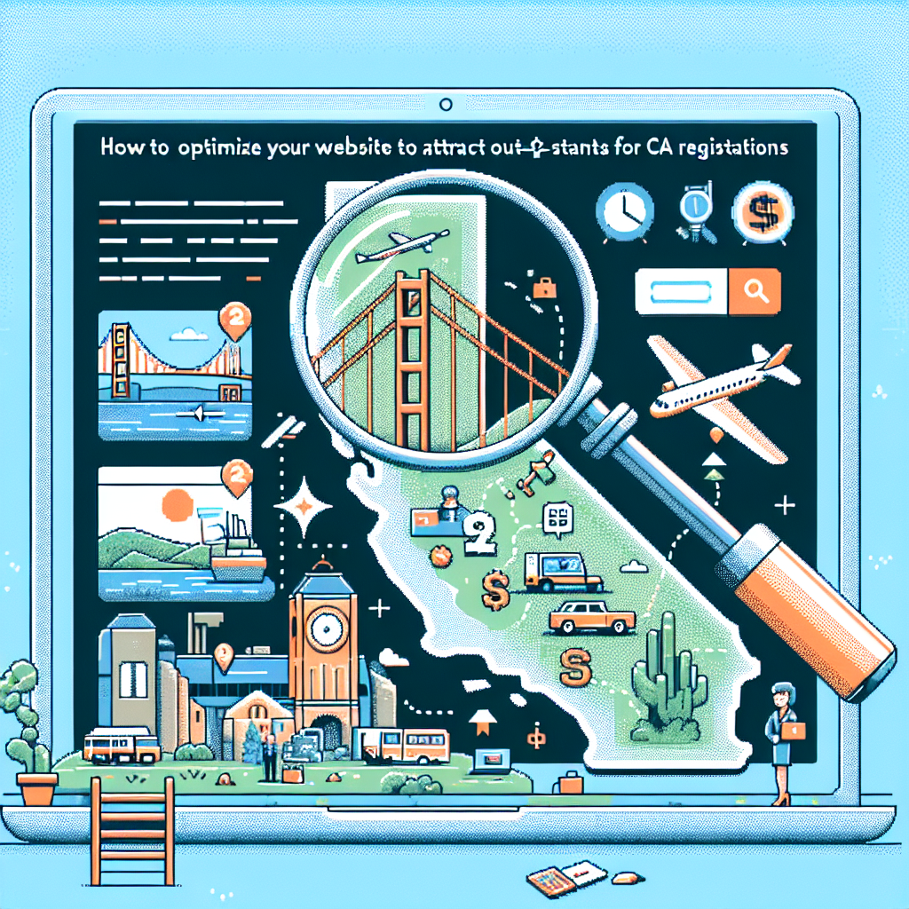 Image for How to Optimize Your Website to Attract Out-of-State Clients for CA Registrations