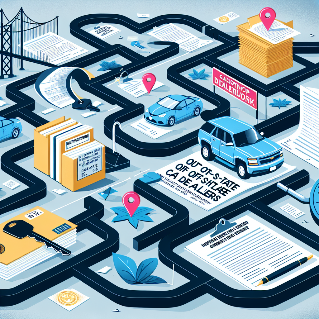 Image for Out-of-State Dealers: Navigating the Complexities of CA DMV Paperwork