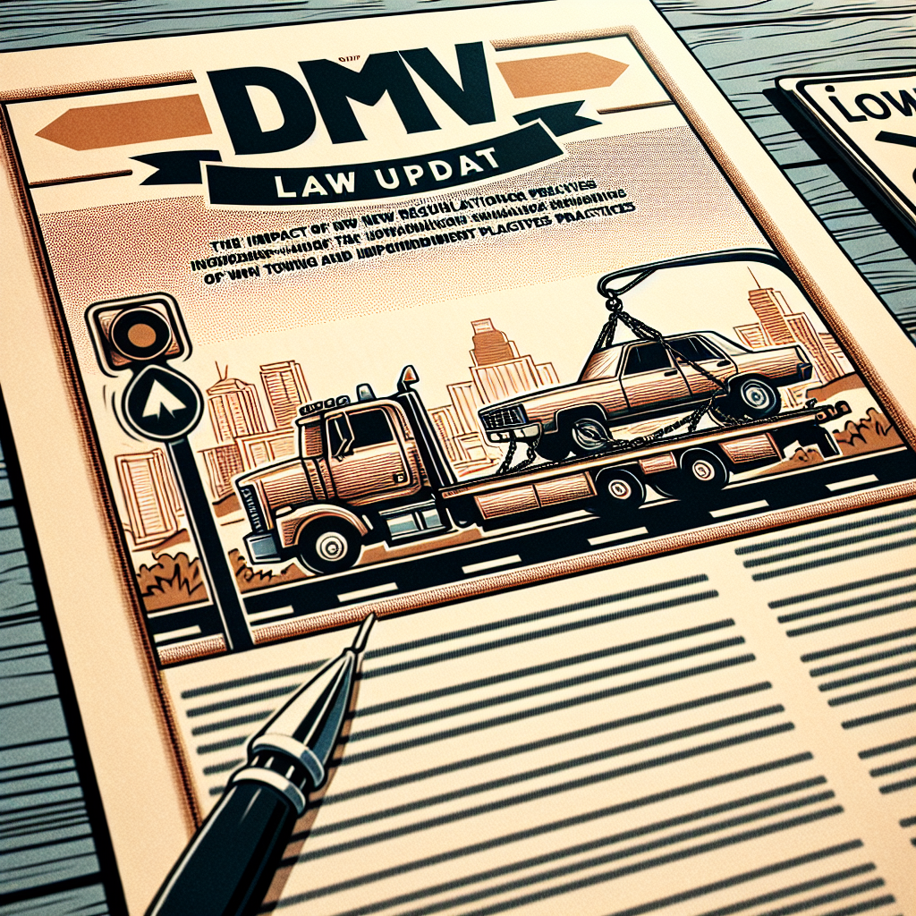 Featured image for DMV Law Update: The Impact of New Regulations on Towing and Impoundment Practices