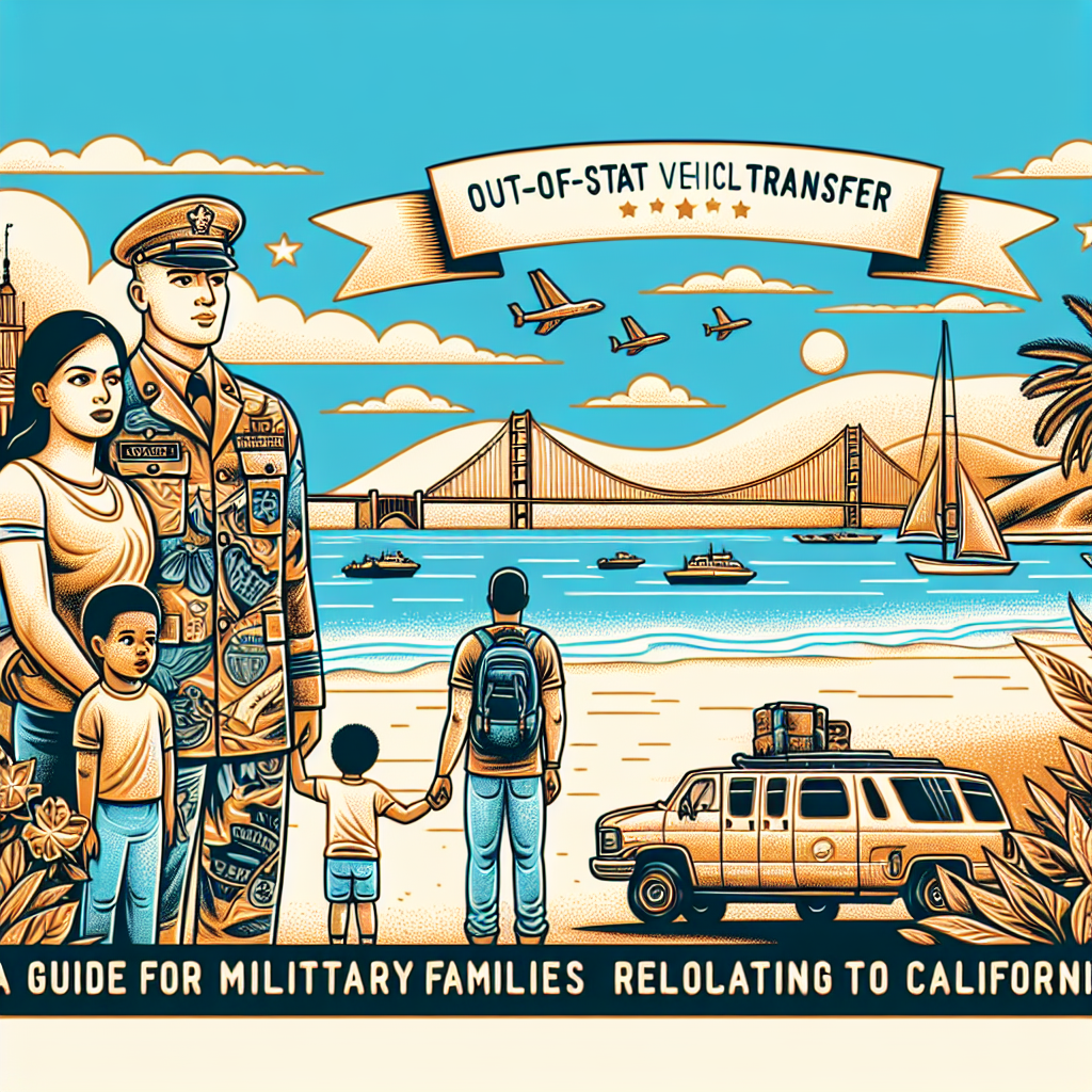 Image for Out-of-State Vehicle Transfer: A Guide for Military Families Relocating to California