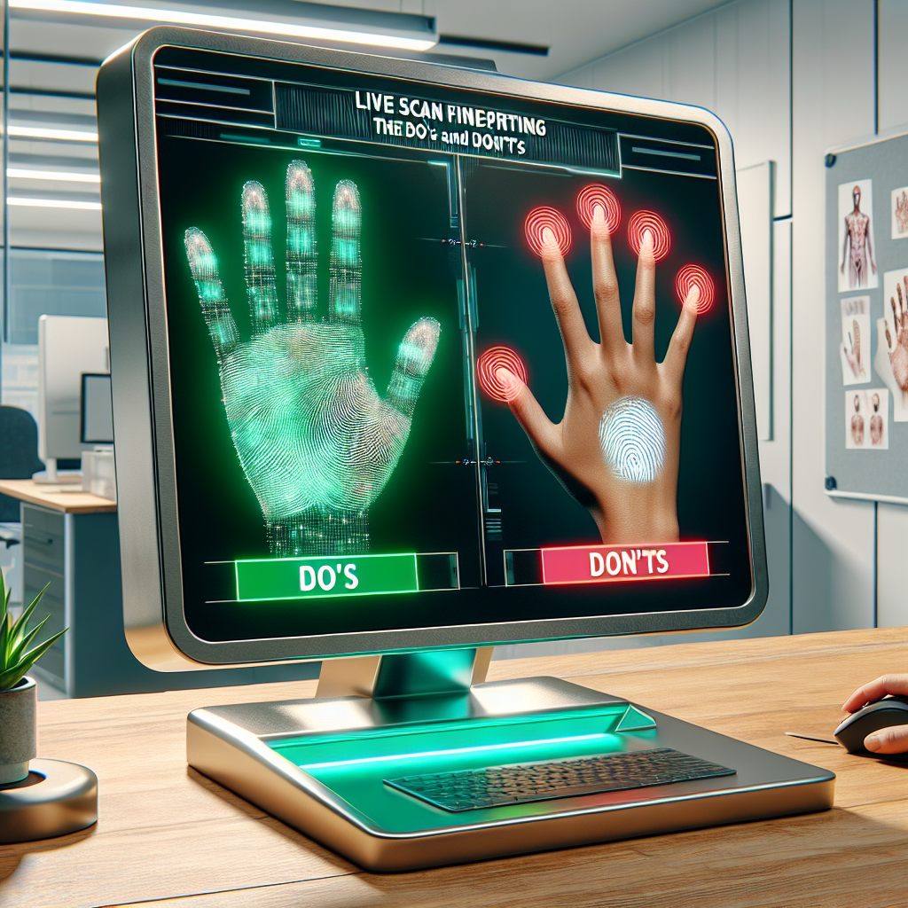 Live Scan Fingerprinting: The Do’s and Don’ts