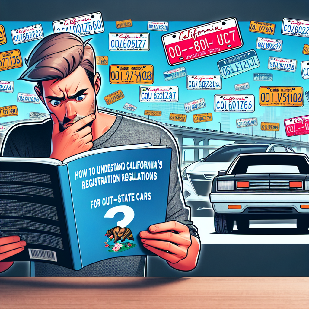 How to Understand California’s Vehicle Registration Regulations for Out‑of‑State Cars