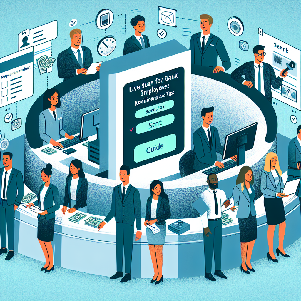 Live Scan for Bank Employees: Requirements and Tips
